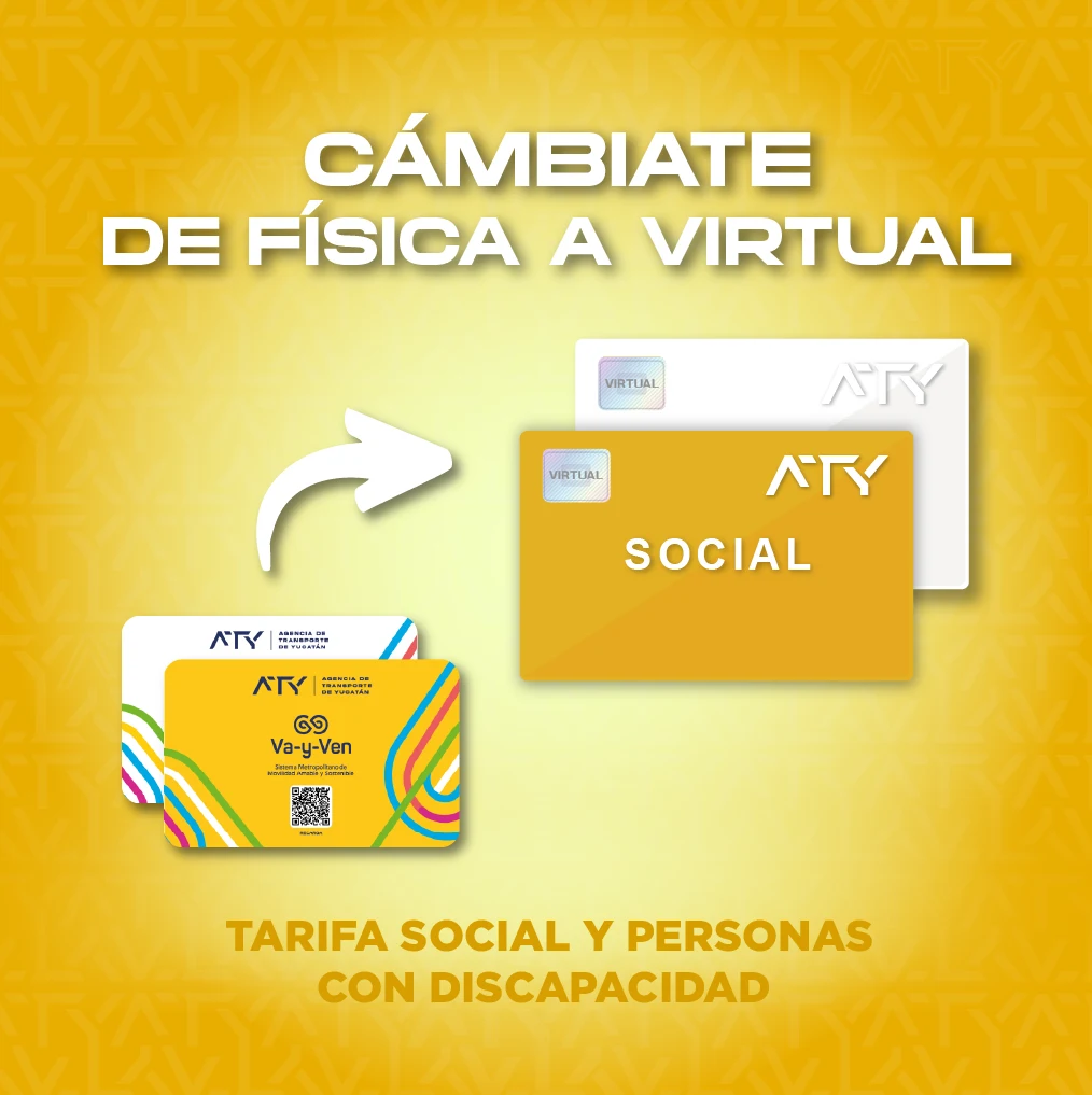 Cambio Tarjeta Fisica a Virtual